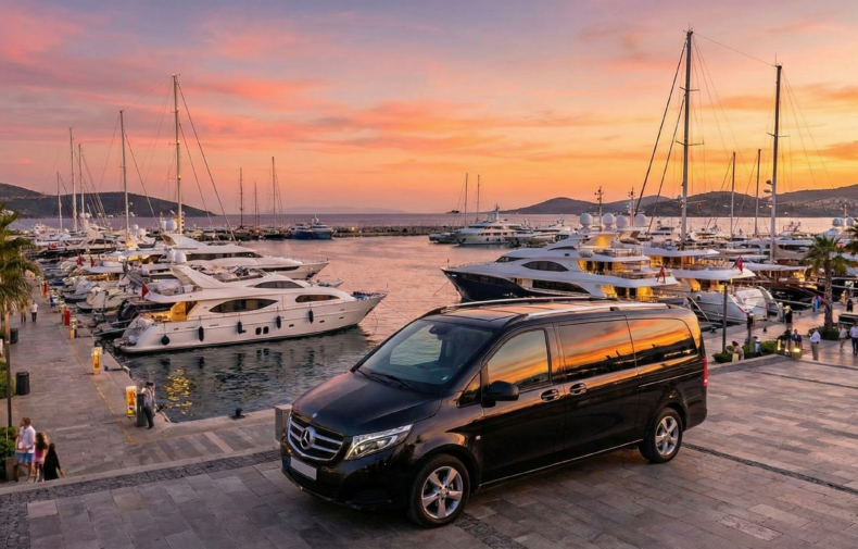 Luxus-Transfer zur Yalıkavak Marina und zu exklusiven Hotels in Bodrum.
